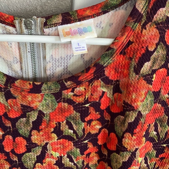 LuLaRoe Dress with zippered back - Picture 2 of 2